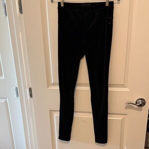 Sanctuary Black Velvet Leggings Size Small